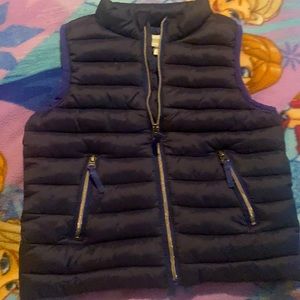 Gymboree Navy blue puffer vest